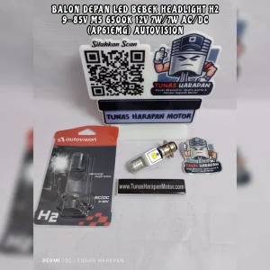 Balon Depan AUTOVISION Led Bebek Headlight H2 9-85V M5 6500K 12V 7W / 7W AC  / DC (AP61EMG)) 