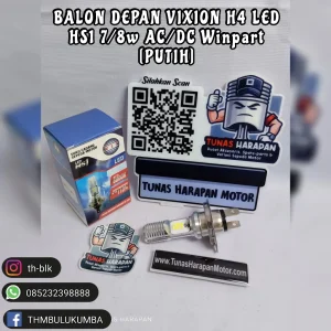 Balon Depan WINPART Vixion H4 Led HS1 7/8W AC / DC [Putih]