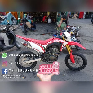 Ban FDR Xr Evo Tromol Depan Belakang Crf 36 Hole + Piring Hitam Crom Dbs Vlek Alma 250-17 Hitam Rossy Xd 36 Hole