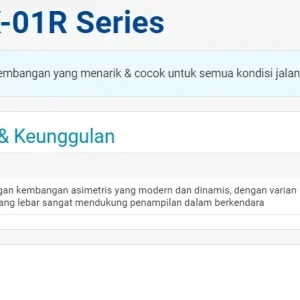 Ban Luar IRC 90 / 80 - 17 Rx 01 R 