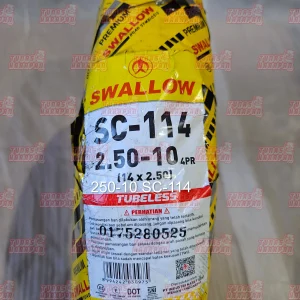 Ban Luar SWALOW 2.50 - 10 (14 x 2.50) Sc - 114 Tl Sepeda Lisrik