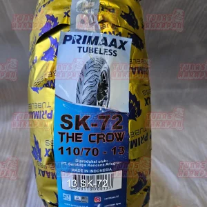 Ban Luar PRIMAAX Sk - 72 Tl The Crow - Ring 110 / 70 - 13