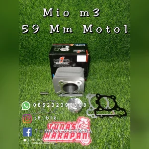 Blok Seher MOTO1 Mio M3 Soul Gt 125 Fino 125cc + Piston Kit 59 mm