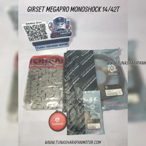 Girset ICHIDAI Megapro Monoshock 14/42T IH-428P1-KYE-S07