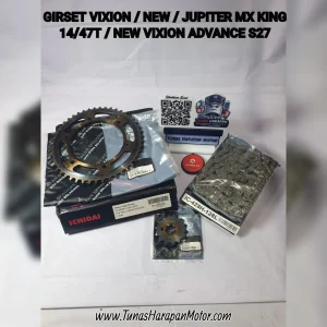 Girset ICHIDAI Vixion / New / Jupiter Mx King / New Vixion Advance 14/47T - IY-428P1-VIX-S27