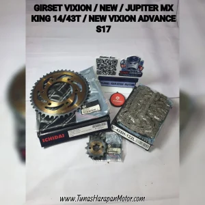 Girset ICHIDAI Vixion / New / Jupiter Mx King / New Vixion Advance 14/43T - IY-428P1-VIX-S17
