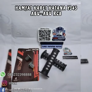 Hamfat Karet RC8 Katana Y345 Abu - Abu