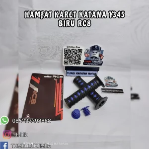 Hamfat Karet RC8 Katana Y345 Biru
