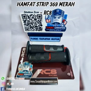 Hamfat RC8 Strip 369 Merah