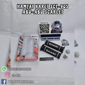 Hamfat Karet SCT - 905 Abu - Abu Scarlet