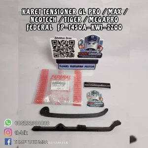 Karet Tensioner FEDERAL Gl Pro / Max / Neotech / Tiger / Megapro [FP-1450A-KW1-2200]