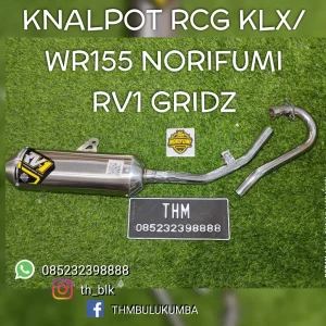 Knalpot RACING NORIFUMI Klx / WR155 RV1 Gridz