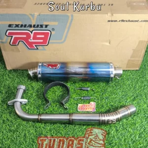 Knalpot Racing R9 Mio Lama / Mio Sporty / 08 Soul Karbu / Mugello