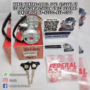 Kunci Kontak FEDERAL + Sadel Soul GT / Soul GT 125 cc / Xeon / Rc / Xeon GT 125 [Only / assy] Fp - H252E - Xeo - 2100 