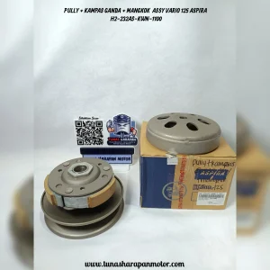 Pully + Kampas Ganda + Mangkok Assy ASPIRA Vario 125 [H2-232AS-KWN-1100] Face Assy Weight Outer