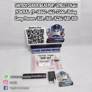 Switch Stater FEDERAL Beat Pop / Street 5 Kaki [FP -38502-GGZ-2200] / Relay Comp Power / K1A / K61 / K25G  / K81 / K93