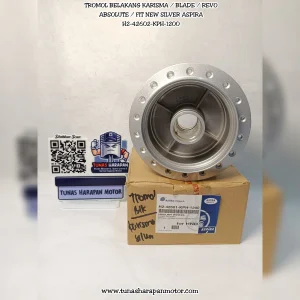 Tromol Belakang ASPIRA Karisma / Blade / Revo Absolute / Fit New Silver [H2-42602-KPH-1200] 