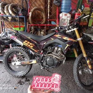Ban IRC Alma 250 - 17 + 300 - 17 Hitam Scarlet Mt Series 36 Hole Ban Rx 01 Tromol Klx Pasang
