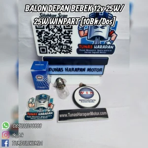 Balon Depan WINPART Bebek 12V 25W / 25W [10BH / Dos]