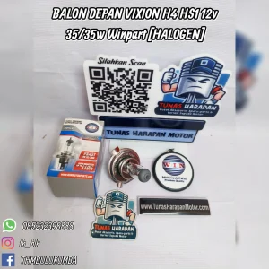Balon Depan WINPART Vixioin H4 HS1 12V 35 / 35W [Halogen] 