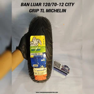 Ban Luar MICHELIN 120 / 70 - 12 City Grip Tl 