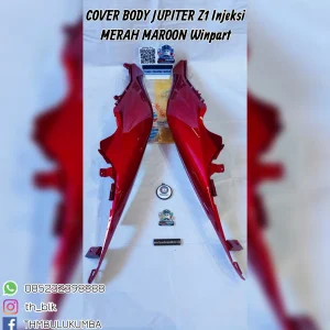 Cover Body WINPART Jupiter Z1 Injeksi Merah Maroon 
