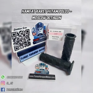 Hamfat Karet MOSCOW Hitam Polos Octagon