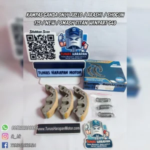 Kampas Ganda Only WINPART Axelo / Arashi / Shogun 125 / New / Smash Titan G49