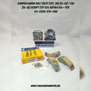 Kampas Ganda Only ASPIRA Beat Esp K25G (14-16) / K81 (16-20) Scoopy Esp K93 K16 + Per [H2-22535-K16-1200]