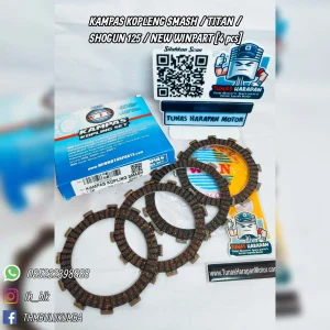 Kampas Kopling WINPART Smash / Titan / Shogun 125 / New [4 Pcs]
