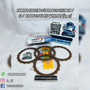 Kampas Kopling WINPART Supra X 125 Helm In / FI / Blade 125 FI Kyz [4 Pcs]