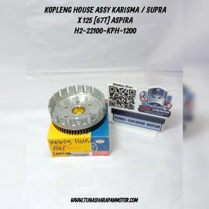 Kopling House Assy ASPIRA Karisma / Supra X 125 (67T) [H2-22100-KPH-1200] 
