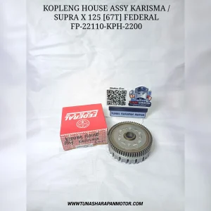 Kopling House Assy FEDERAL Karisma / Supra X 125 (67T) [FP-22110-KPH-2200] 