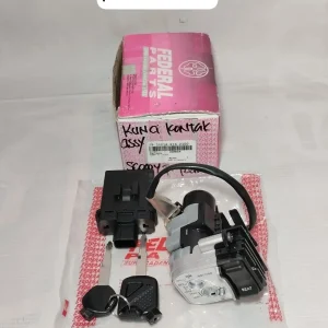 Kunci Kontak + Sadel FEDERAL Scoopy FI -Remote- (Assy / Only) [FP-3501A-K16-2100]