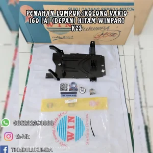 Penahan Lumpur / Kolong WINPART Vario 160 [A] (Depan) Hitam Footrest Bawah [64340-K2S-N00ZA]