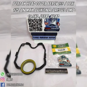 Perpak Head Cover FUBORU SKO Aerox 155 / Lexi 125 / N.Max / Vixion R / R15 V3 / Mt 15 / Seal Head 