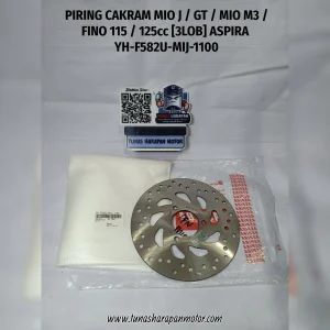 Piring Cakram ASPIRA Mio J/ Gt / Mio M3 / Fino 115 / 125cc (3 Lob) [YH-F582U-MIJ-1100] Disk Brake Fr 