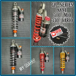 Shobreker Blk DBS Mio / Beat  / Vario Tabung Atas 8894 GP Series Click 310mm & 330mm
