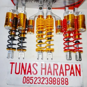 Shobreker 340 DBS N.Max Tabung Atas Hitam Merah Titanium [Per] Emas [Tabung] 7711 Bisa N-max