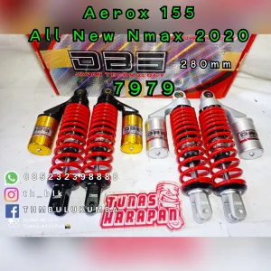 Shobreker Blk DBS Aerox 155 / N max 2020 Tabung Atas 7979 G Plus 300mm 