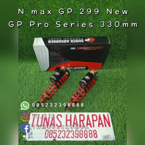 Shobreker Blk RIDE IT N.Max Gp 299 New Tabung Atas [Per] Hitam [Tabung] Gp Pro Series Click Premium 330mm