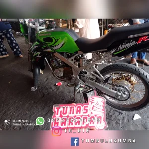 Shobreker Blk RIDE IT Ninja R Hitam Gp - 101 315mm (Pasang)