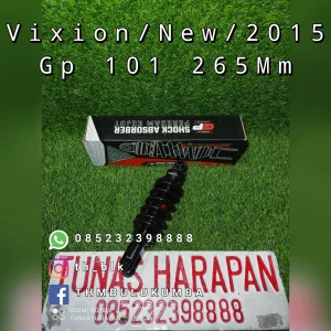 Shobreker Blk RIDE IT Vixion / New / 2015 / Hitam Gp - 101 265mm