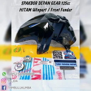 Spakbor WINPART Depan Gear 125cc Hitam / Front Fender