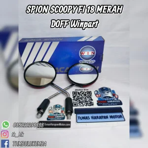 Spion WINPART Scoopy FI 18 Merah Doff 