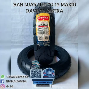 Ban Luar ASPIRA 110 / 70 - 13 Maxio Rave Tl 