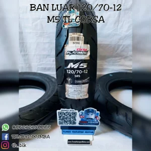 Ban Luar CORSA 120 / 70 - 12 M5 Tl 