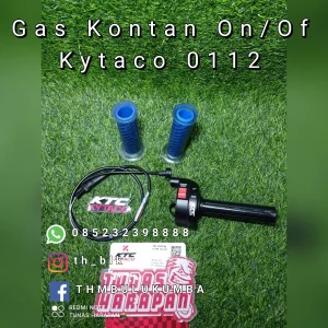 Gas Kontan KITACO 2 Tombol On / Off Hitam 0112 