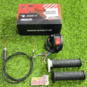 Gas Kontan RIDE IT 3 Tombol On / Off + Lampu / Engine Stop + Stater / Hazard Aprilia