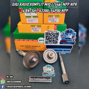 Gigi Rasio Komplit NPR Mio J 54P (4Bh / Set) [62200-54P00] Npp 